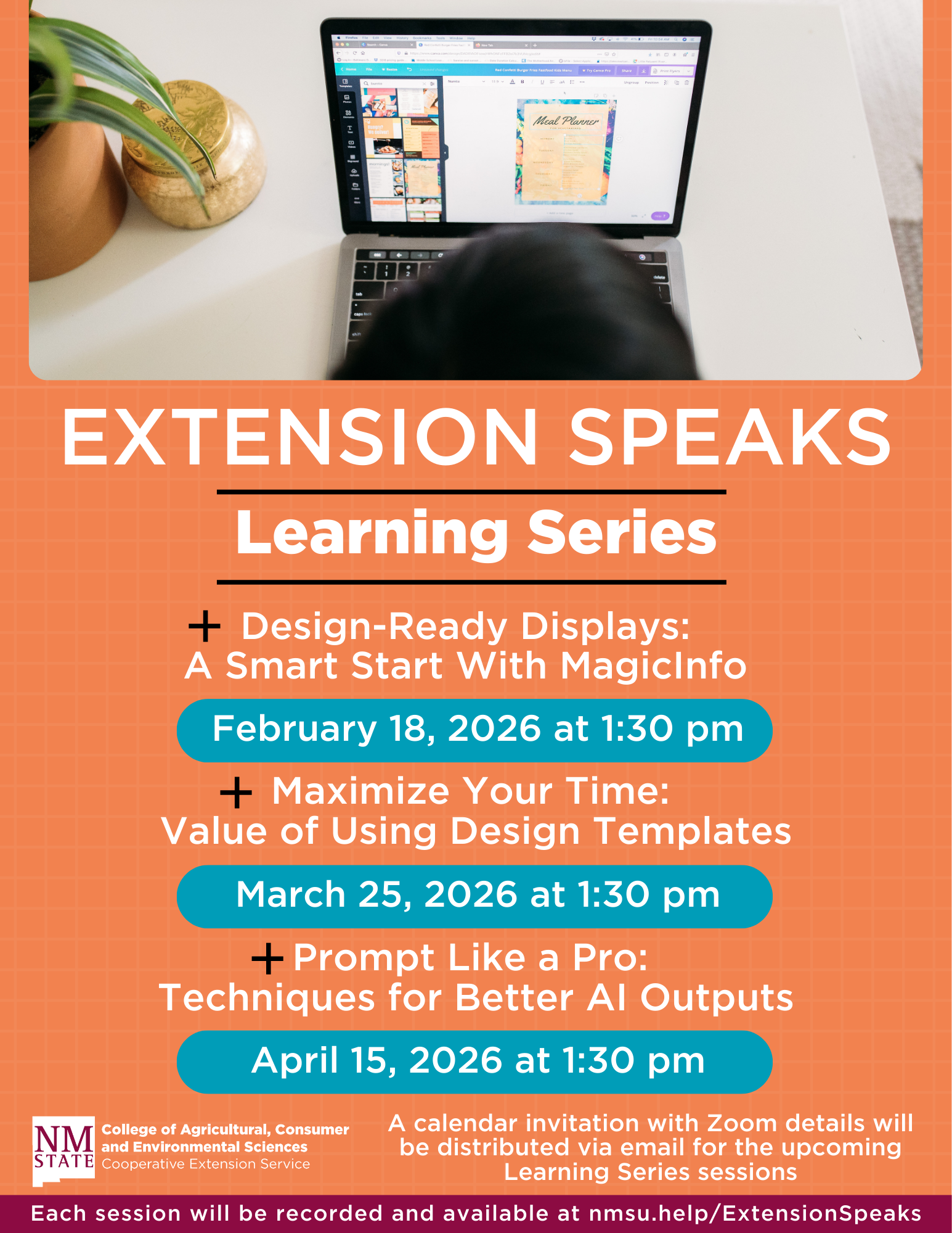 2025 Learning Series flyer