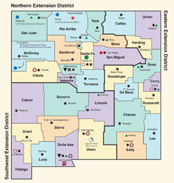 Image of NewMexico cooperative extension locations